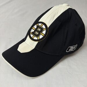 Boston Bruins Reebok baseball hat NHL Hockey Player Clean Hat Nice OSFA Cap Lot
